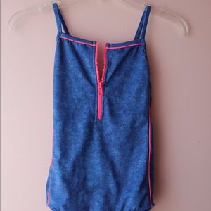 Girl’s Seafolly One Piece Swimsuit with Zipper